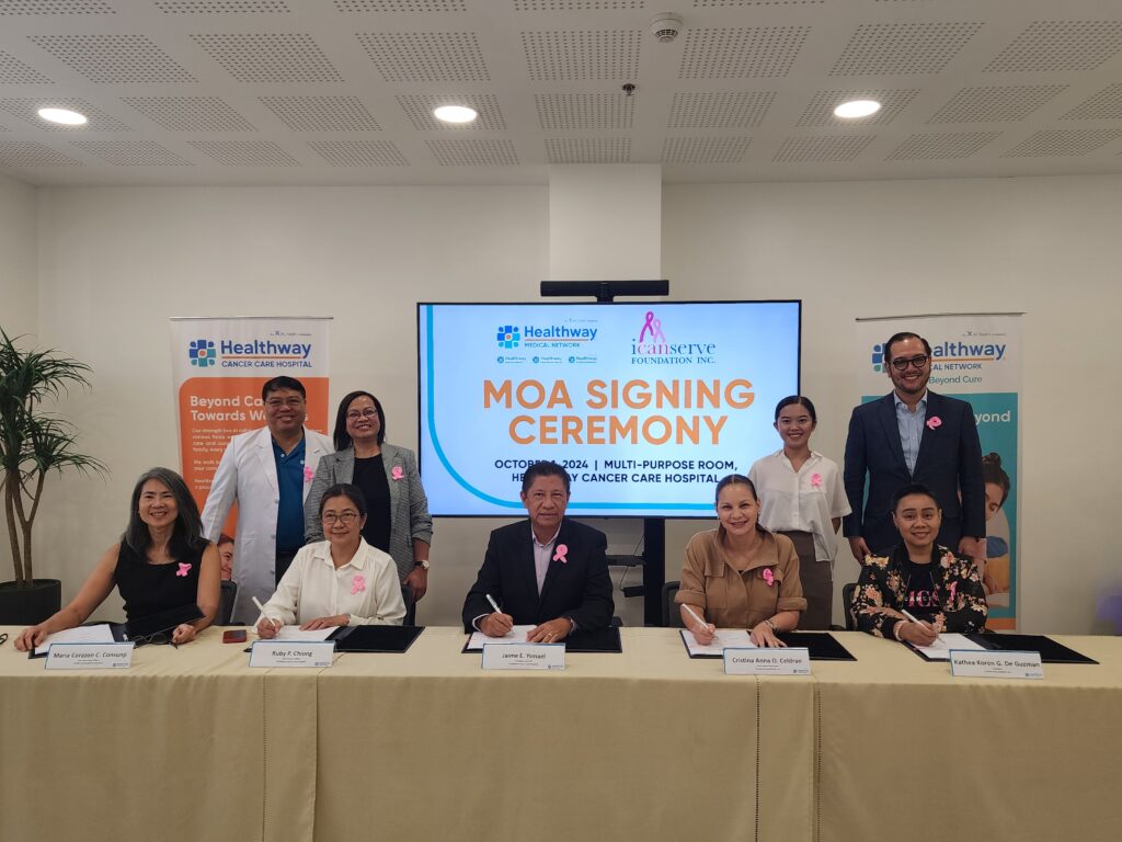 MoA signing between ICANSERVE and Healthway Medical Network